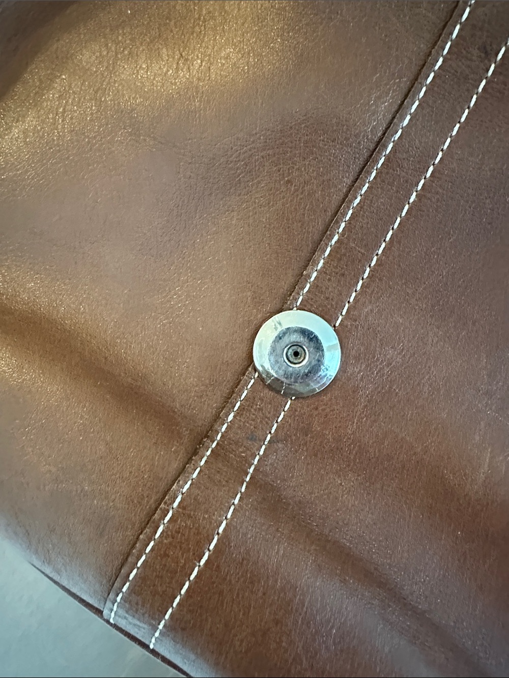 Coach Leather Hobo Shoulder Bag - Brown - Picture 9 of 10